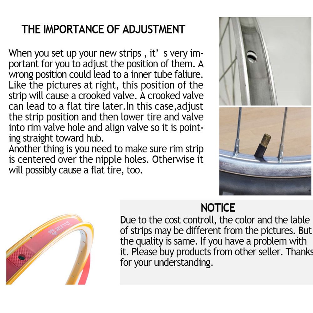 Set 1/2 Dây Viền Bánh Xe Đạp Leo Núi Bằng PVC Chất Lượng Cao