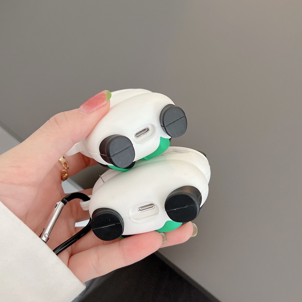 Vỏ Bảo Vệ Hộp Sạc Tai Nghe AirPods3 Pro AirPods3 Họa Tiết Gấu Trúc Tre Kiểu Mới 2021 Ốp