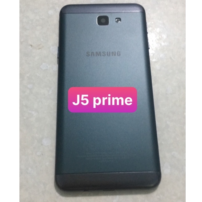 bộ vỏ j5 prime -samsung( gồm sườn,lưng,kính cam,nút tăng giảm