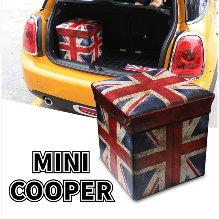 Suitable For MINI COOPER Car Storage Box COUNTRYMAN JCW CLUBMAN F54 F55 F56 F57 F58 F60 R55 R57 R58  R60 Trunk Sundries Foldable