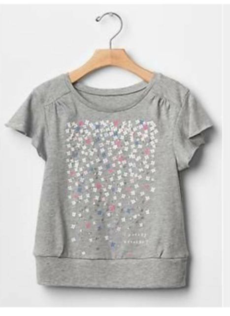 Combo 5 Áo bé gái Gapkids