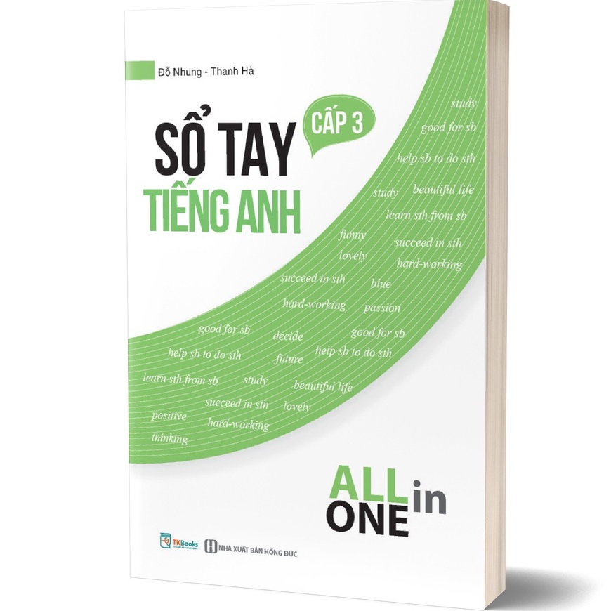 Sách - Trọn bộ Sổ tay Toán học + Vật lý + Hóa học + Ngữ văn + Tiếng Anh Cấp 3 - All In One