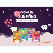 Viên ngậm chống sâu răng Teteo Combi