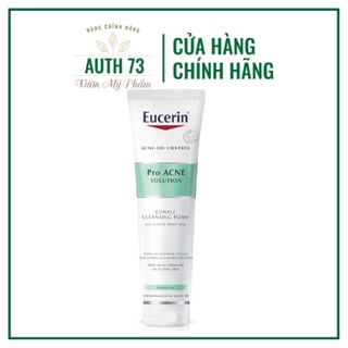 [CHÍNH HÃNG] Eucerin Sữa Rửa Mặt Tạo Bọt Dịu Nhẹ Cho Da Mụn Eucerin Pro Acne Solution Gentle Cleansing Foam 150g