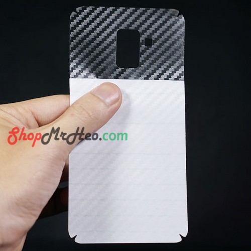 Bộ 3 Skin Dán Mặt Lưng Vân 3D Samsung A8 Plus 2018 - A8+