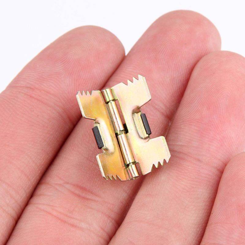 Bộ 10 bản lề lò xo mini tự đóng bằng kim loại cổ điển dùng để làm đồ trang sức