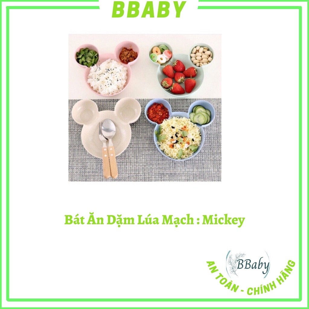 BÁT ĂN DẶM lúa mạch Mickey