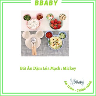 Bát ăn dặm lúa mạch mickey
