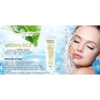 SỮA RỬA MẶT BROWN RICE PRINCESSWHITE
