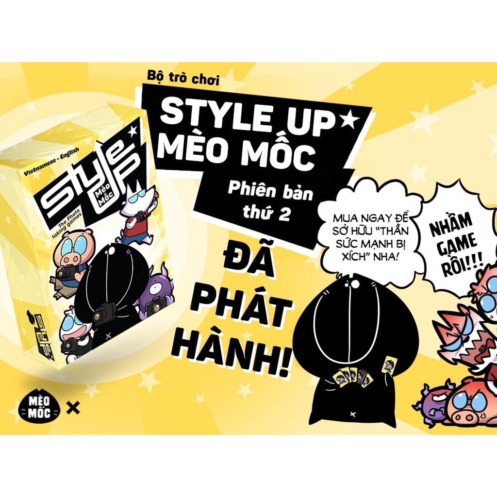 Trò chơi Boardgame Style Up! - Mèo Mốc ft Play Plus