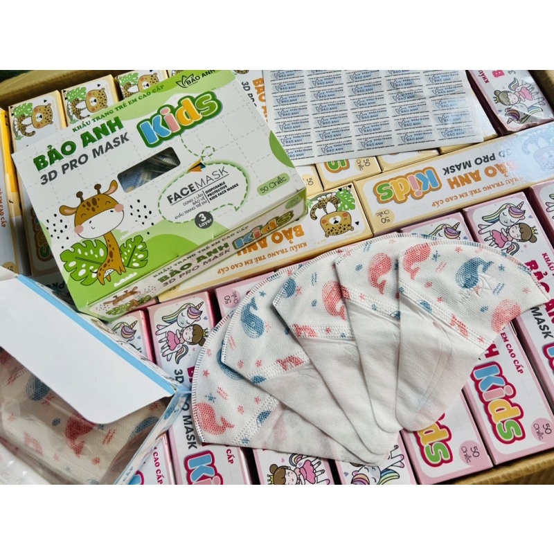 KHẨU TRANG 3D BÉ