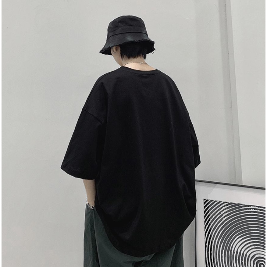 Áo Thun Unisex In Hình Trái Đất Dành Cho Cặp Đôi - Myndi_clothes - Áo Phông Form Rộng Chất Cotton Thoáng Mát Mặc Đi Chơi, Đi Tập Thể Thao