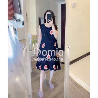 Váy bầu lanh chất mát
