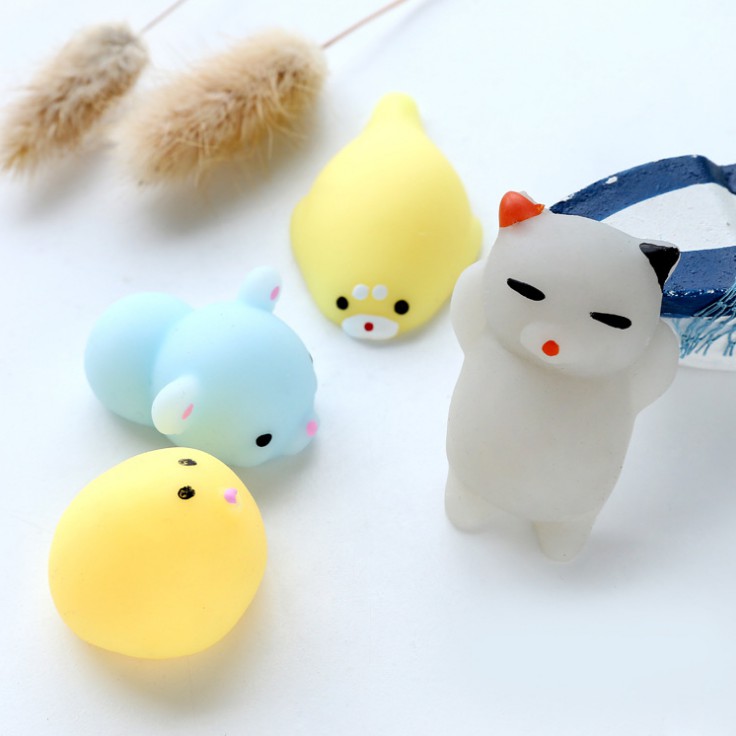 (Mã SQS) Squishy Mochi Dễ Thương , Mềm Bóp Đã -  Đồ Chơi Giải Trí ,giảm stress, cực hót, chơi là thích