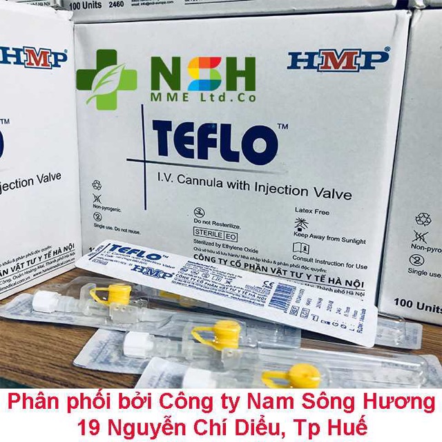 KIM LUỒN TĨNH MẠCH KIM CATHETER TIÊM TRUYỀN TĨNH MẠCH TEFLO HÀNG ẤN ĐỘ SIÊU BÉN SIZE 20G 22G 24G