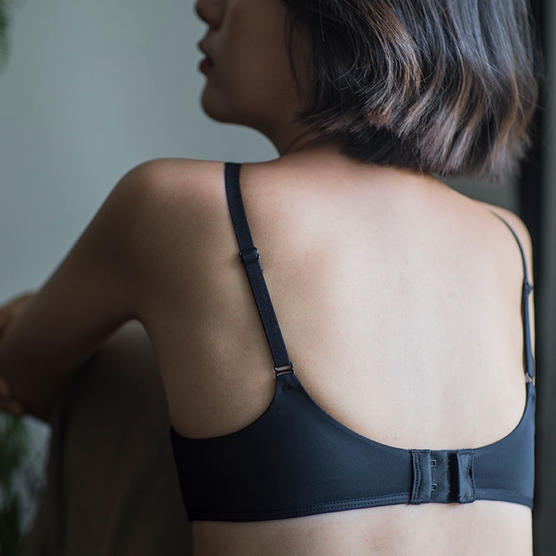 Áo Ngực Không Gọng Không Đường May Thoáng Khí Phong Cách Hàn Quốc Cho Nữ