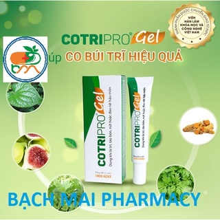  Mỡ bôi trĩ COTRIPRO GEL, hỗ trợ cho người bị trĩ, táo bón, nứt, hoặc đau rát hậu môn