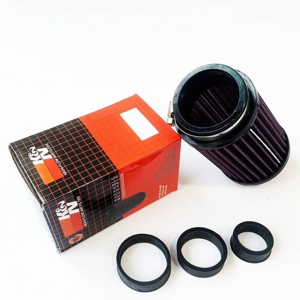 Lọc Gió Trụ Kiểu KN K3 Lưới Thép Cho Mọi Dòng Xe