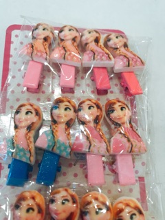 Bộ 4 kẹp tóc công chuá elsa cho bé