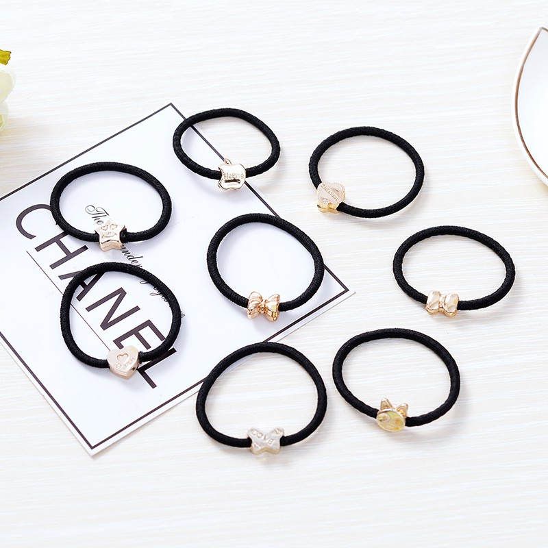 Set 10 Dây Buộc Tóc Gấu Dâu LOTSO Cho Bé Gái