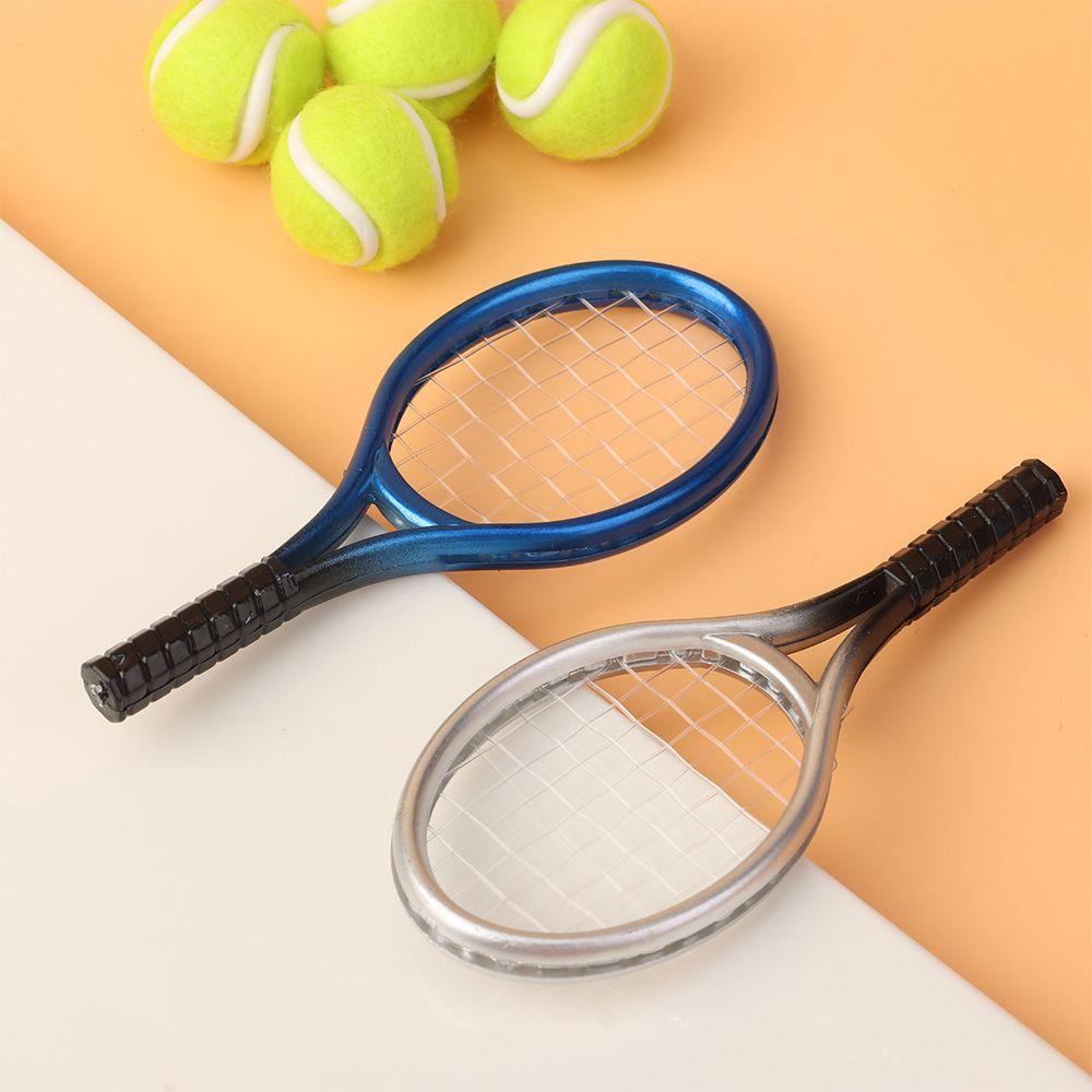 1 Bộ Vợt Đánh Tennis Thu Nhỏ Tỉ Lệ 1 / 6 1 / 12