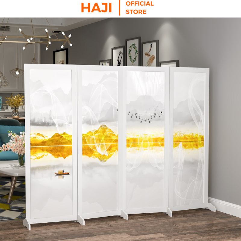 Bình phong in 3D sắt nét thương hiệu HAJI cho không gian phòng khách sang trọng BP.IN8 (CHỈ SHIP TỪ 2 TẤM)