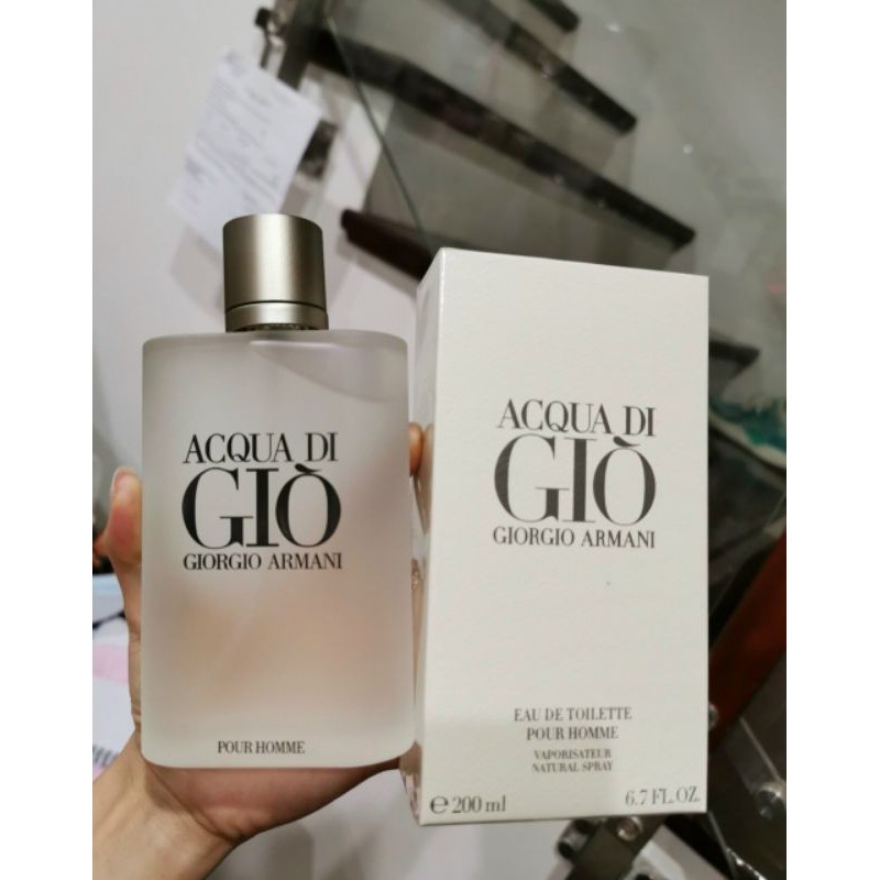 NƯỚC HOA NAM ACQUA DI GIO CỦA HÃNG GIORGIO ARMANI EDT 100ml giò trắng