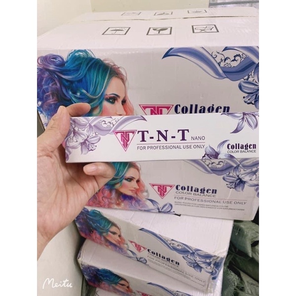 Thuốc nhuộm tóc,màu nhuộm TNT nano lên màu chuẩn, bền màu không rát da đầu không amoniac