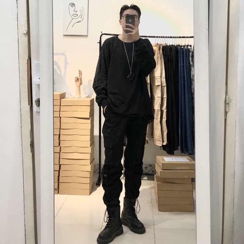 QUẦN TÚI HỘP KAKI DÂY RÚT UNISEX