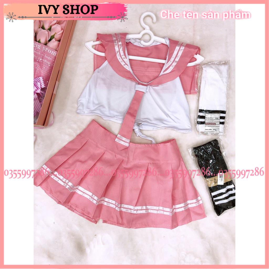 Bộ ngủ cosplay thủy thủ, nữ sinh KÈM TẤT ĐÙI (có ảnh thật) | BigBuy360 - bigbuy360.vn