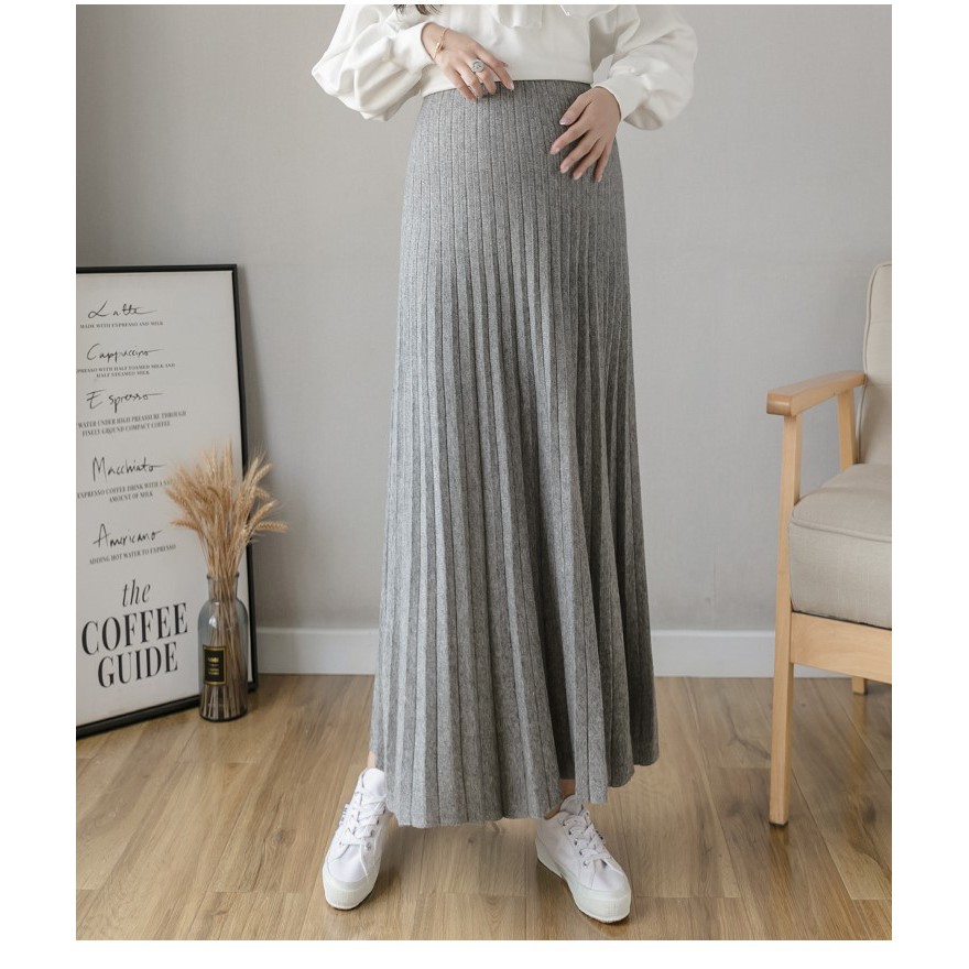 Chân Váy Bầu Len Xinh CVB54