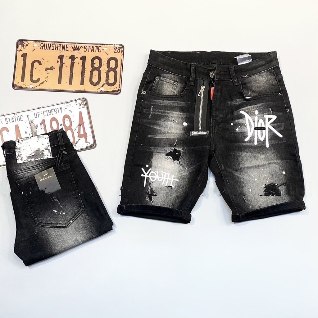 Quần short jeans nam trẻ trung năng động hàng cao cấp | BigBuy360 - bigbuy360.vn