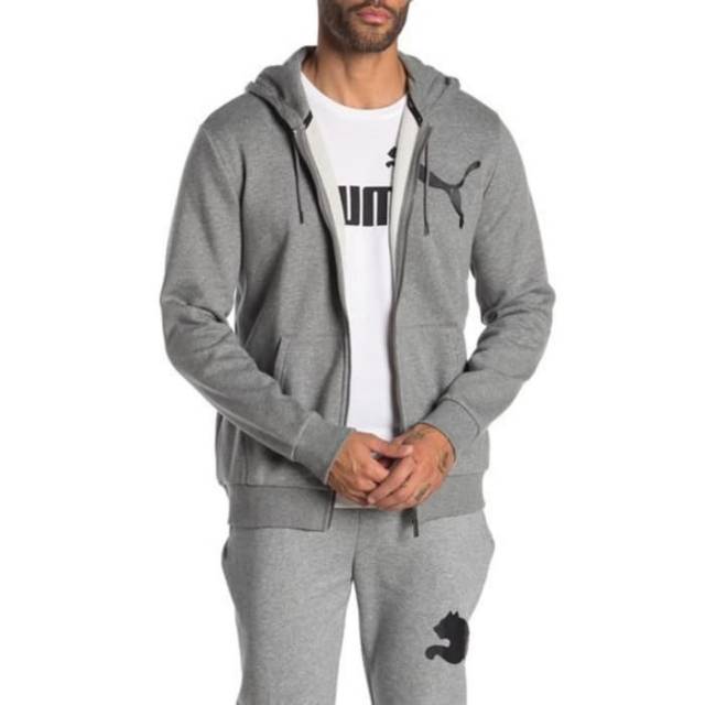 Áo Khoác Hoodie Puma Phối Khóa Kéo Trẻ Trung Năng Động