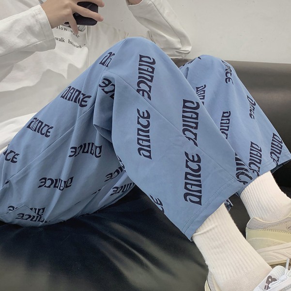 Quần thể thao in chữ thời trang cho nam