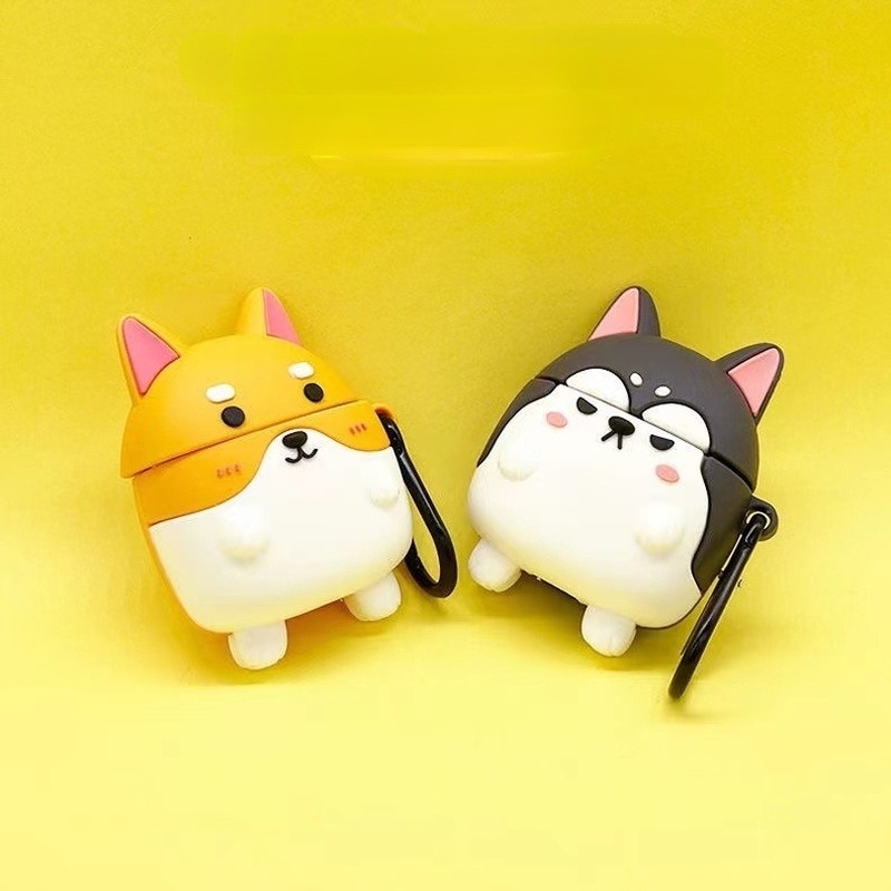 Vỏ Bọc Hộp Sạc Tai Nghe Redmi Buds 3 Mềm Hình Khủng Long/Gấu Nhỏ Dễ Thương