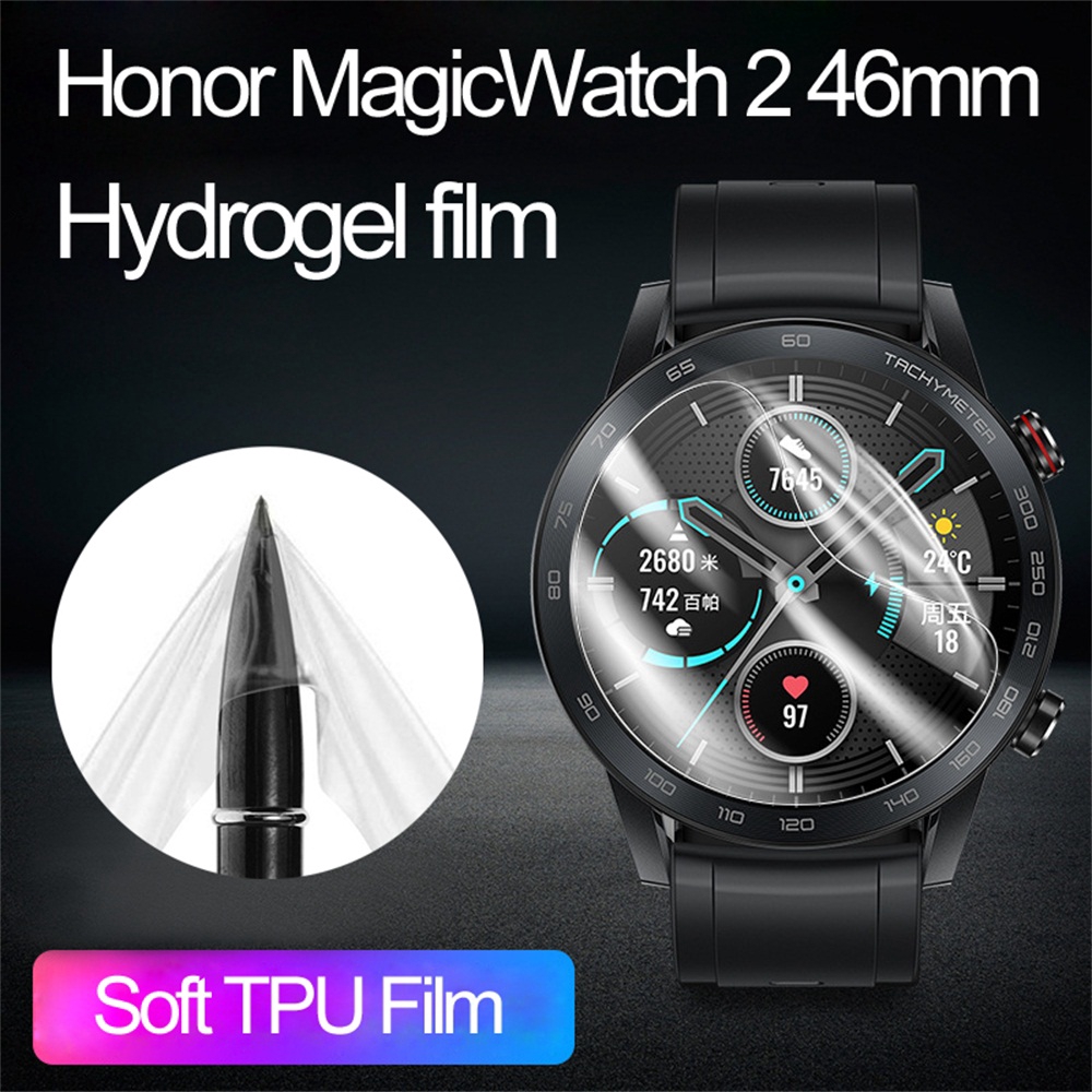 Miếng Dán Tpu Hydrogel Siêu Mỏng Chống Sốc Cho Đồng Hồ Honor Magic Watch 2 46mm