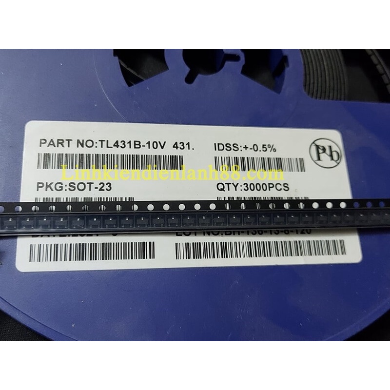 10 Con IC TL431 431 dán sot-23 mới, chính hãng !