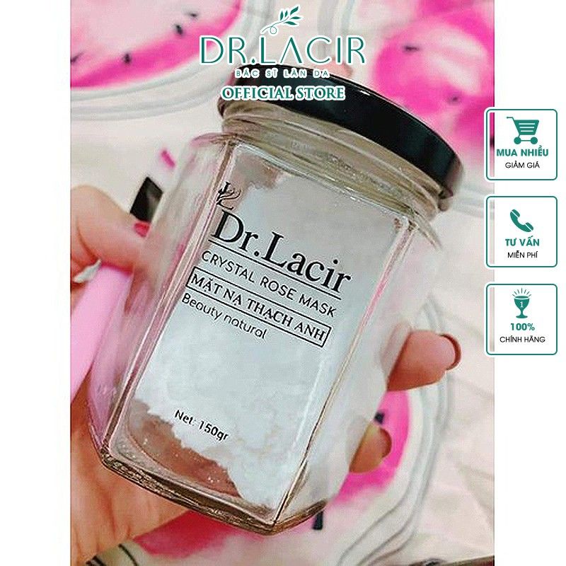 Mặt Nạ Thạch Anh Khô Dr. Lacir Crystal Rose Mask
