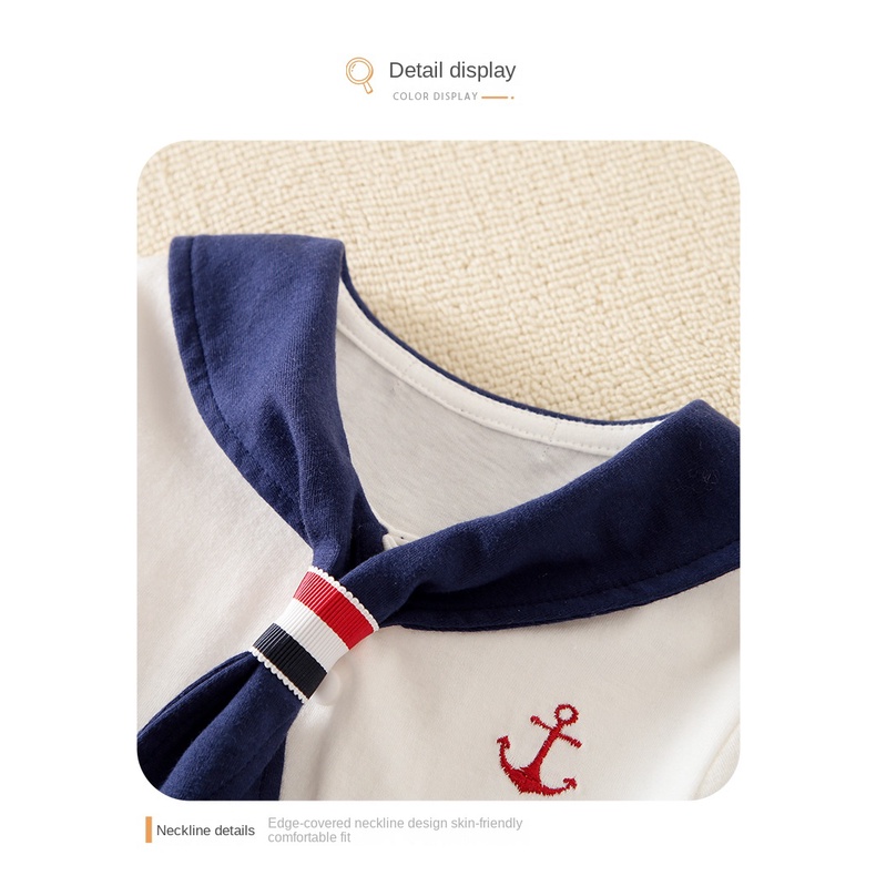 Bộ Áo Liền Quần Vải Cotton Tay Dài In Hình Hổ Hoạt Hình Dành Cho Bé Trai 0-18 Tháng Tuổi
