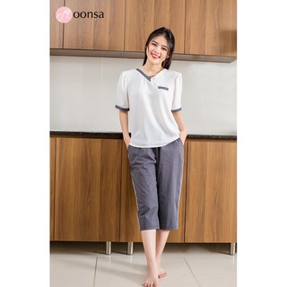 Bộ đồ ngủ Kate đũi Bé Bỏng Đáng Yêu