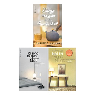 Sách - Combo Lối Sống Tối Giản của người Nhật, nghệ thuật bài trí của người nhật, sống đơn giản cho đời thanh thản