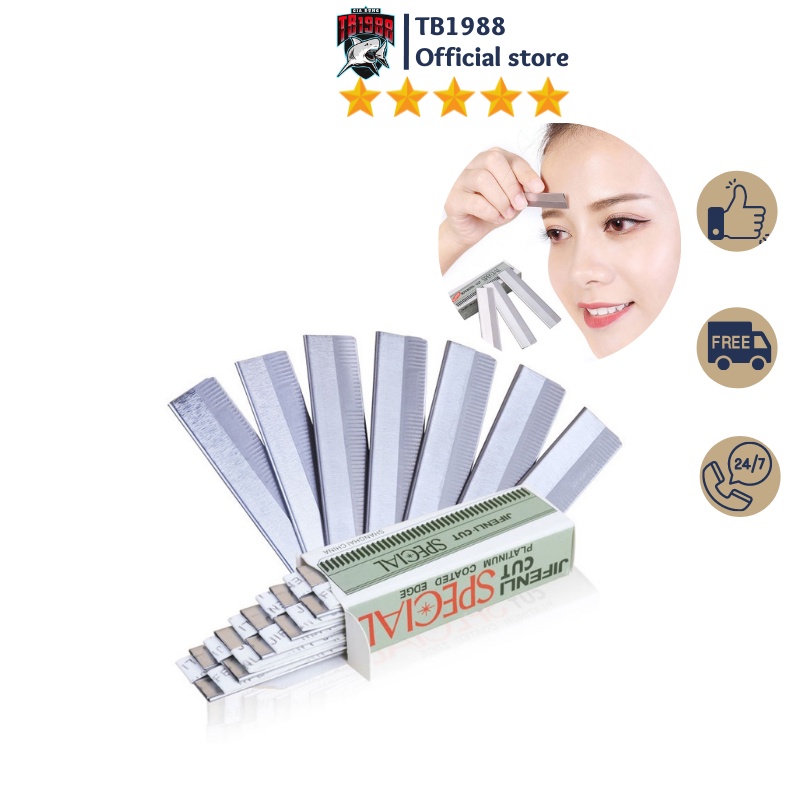 10  lưỡi dao cạo lông mày