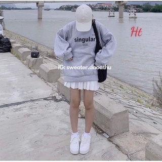 Áo nỉ bo SINGULA nỉ cotton HT12