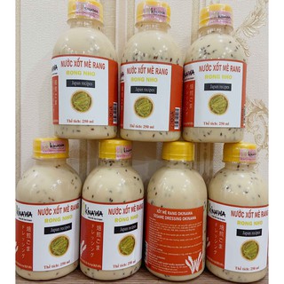 Chai Sốt Mè Rang 250 ml Cao Cấp Đậm Đặc Thơm Ngon Okinawa