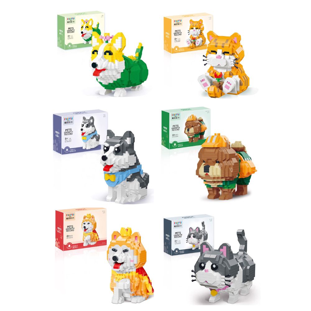 Cá Chép - Bộ Đồ Chơi Lắp Ráp Lego Chó Mèo Dễ Thương