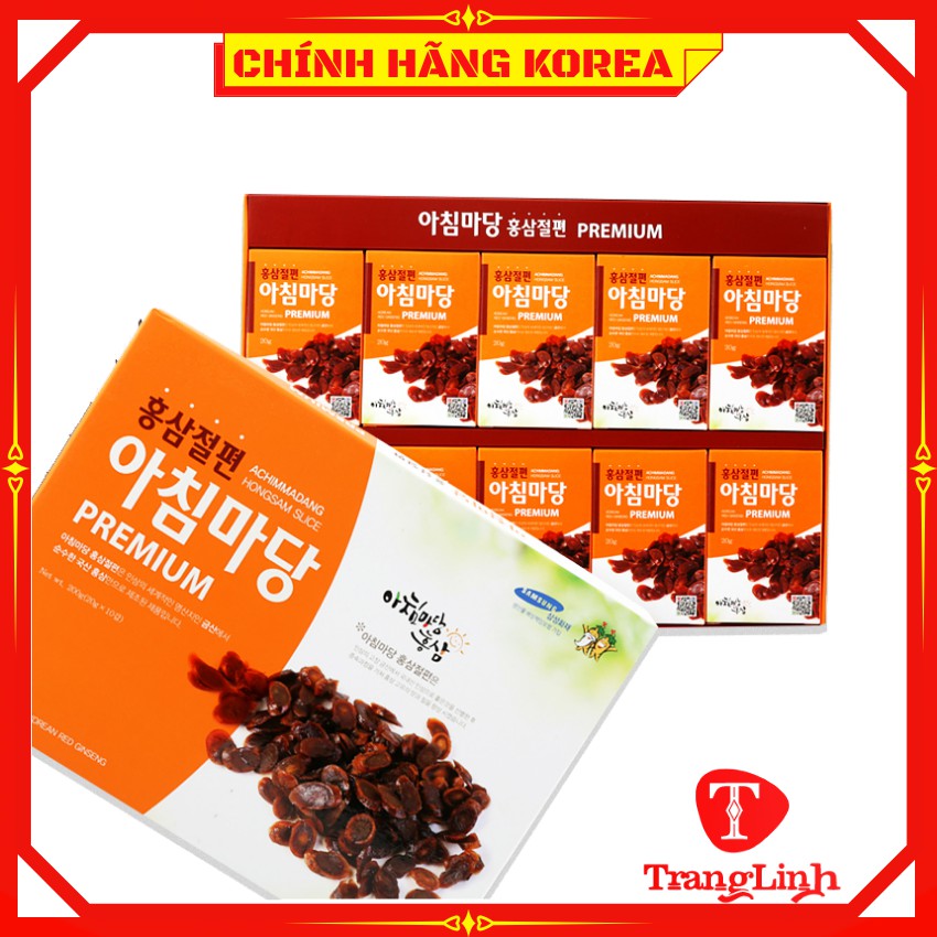 Hồng sâm lát mật ong Achimmadang, hộp 200gr - Sâm tẩm mật ong hàn quốc - tranglinhkorea