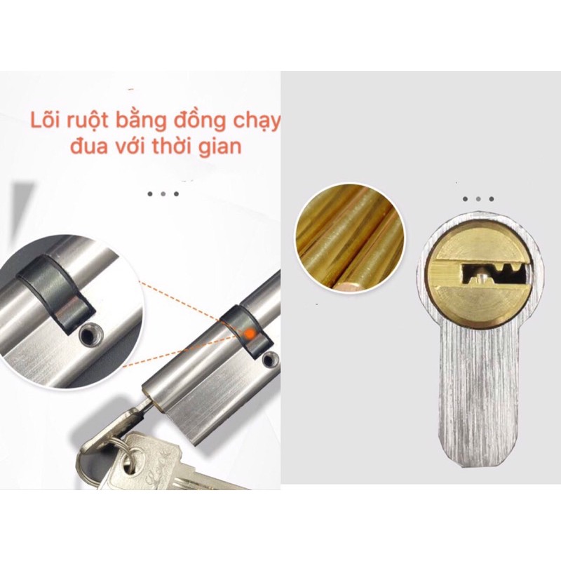 Lõi ruột khoá tay gạt