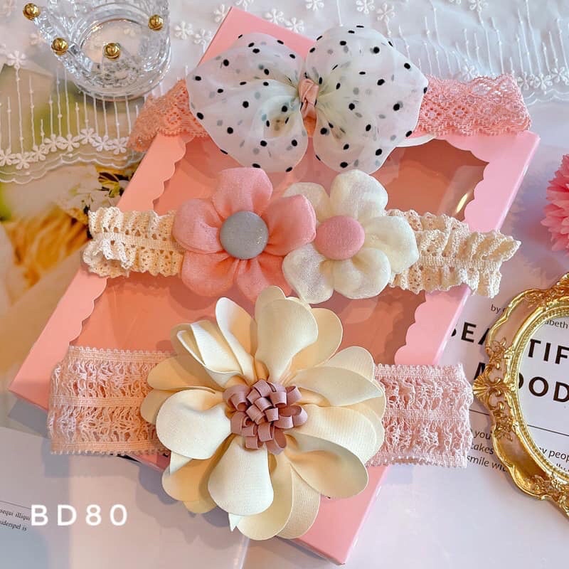 Set 3 băng đô dễ thương cho bé