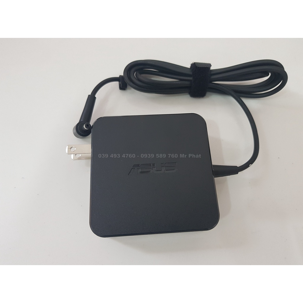 Sạc laptop Asus 19V-3.42A = 65w - Zin bảo hành 12 tháng - Hình video thật của sản phẩm