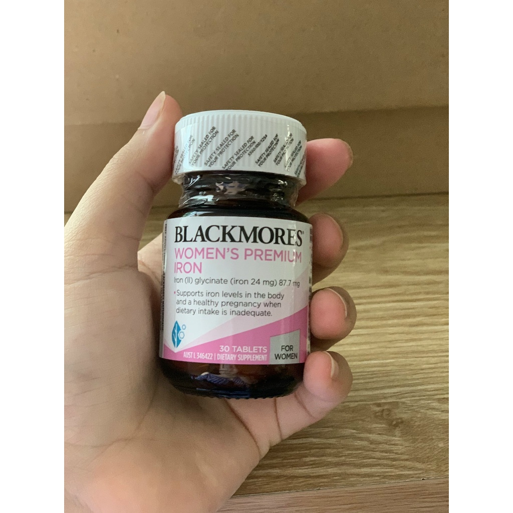 Viên sắt dành cho bà bầu Blackmores Iron for woman - lọ 30 viên